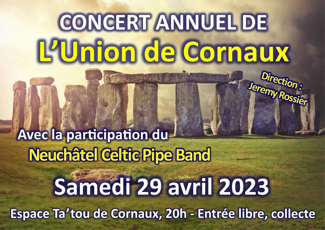 Affiche de la soirée.